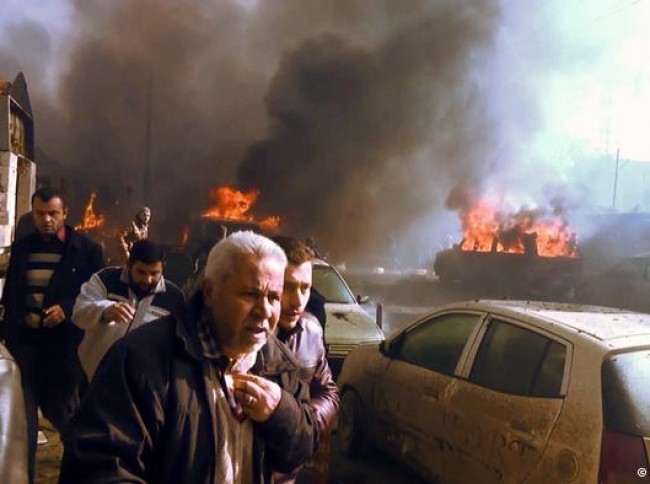 انفجار ضخم يهز مدينة اعزاز  السورية